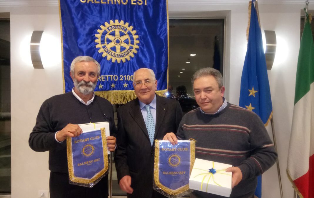 LE QUALITA’ DELL’OLIO EXTRAVERGINE D’OLIVA SPIEGATE DAI CAPI PANEL GIOVANNI PIPOLO E ANTONIO TRIMARCO AL ROTARY CLUB SALERNO EST