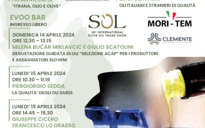 ACAP e CAPOL a Verona, dal 14 al 17 Aprile per l’International Olive Oil Trade Show